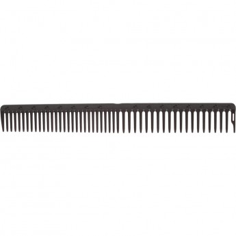 Расческа рабочая DEWAL CARBON black комбинированная, черная 23 см